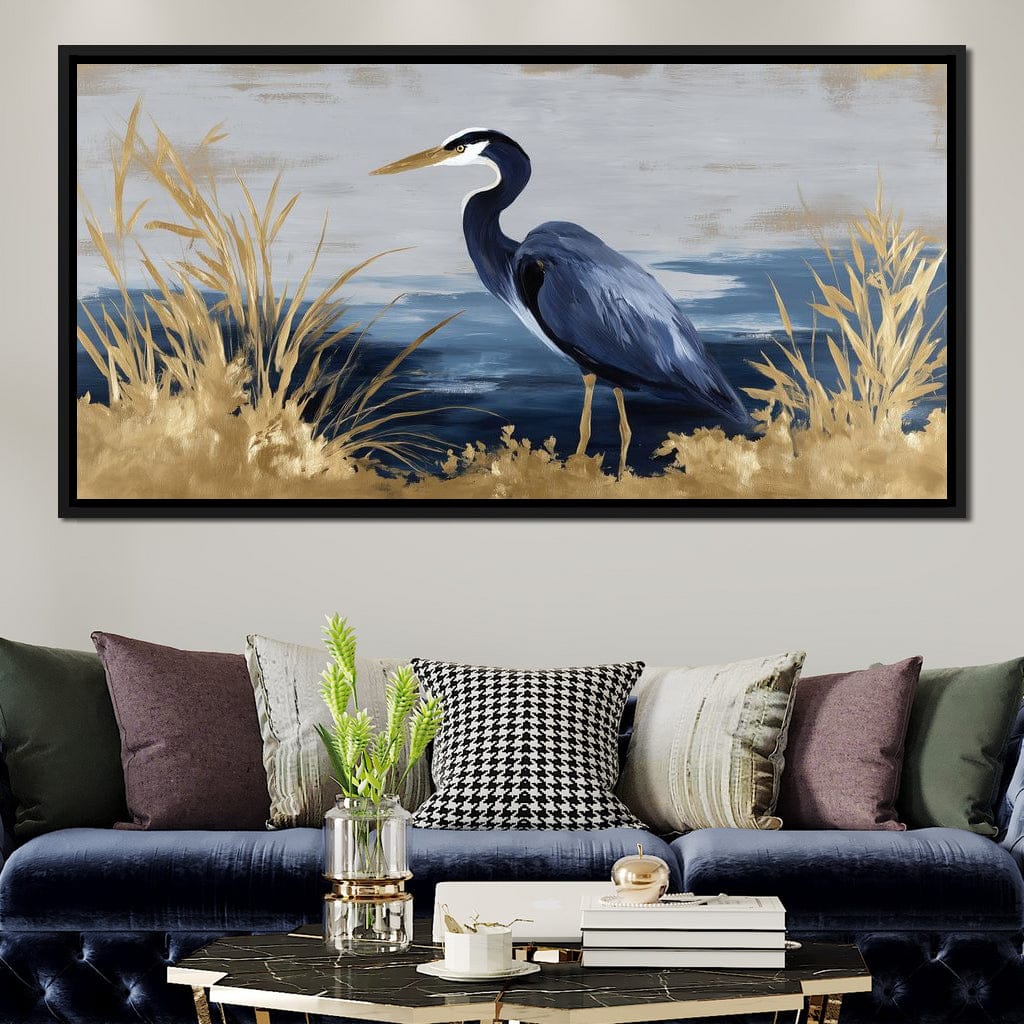 Coastal Heron Gold Reeds - Image 5