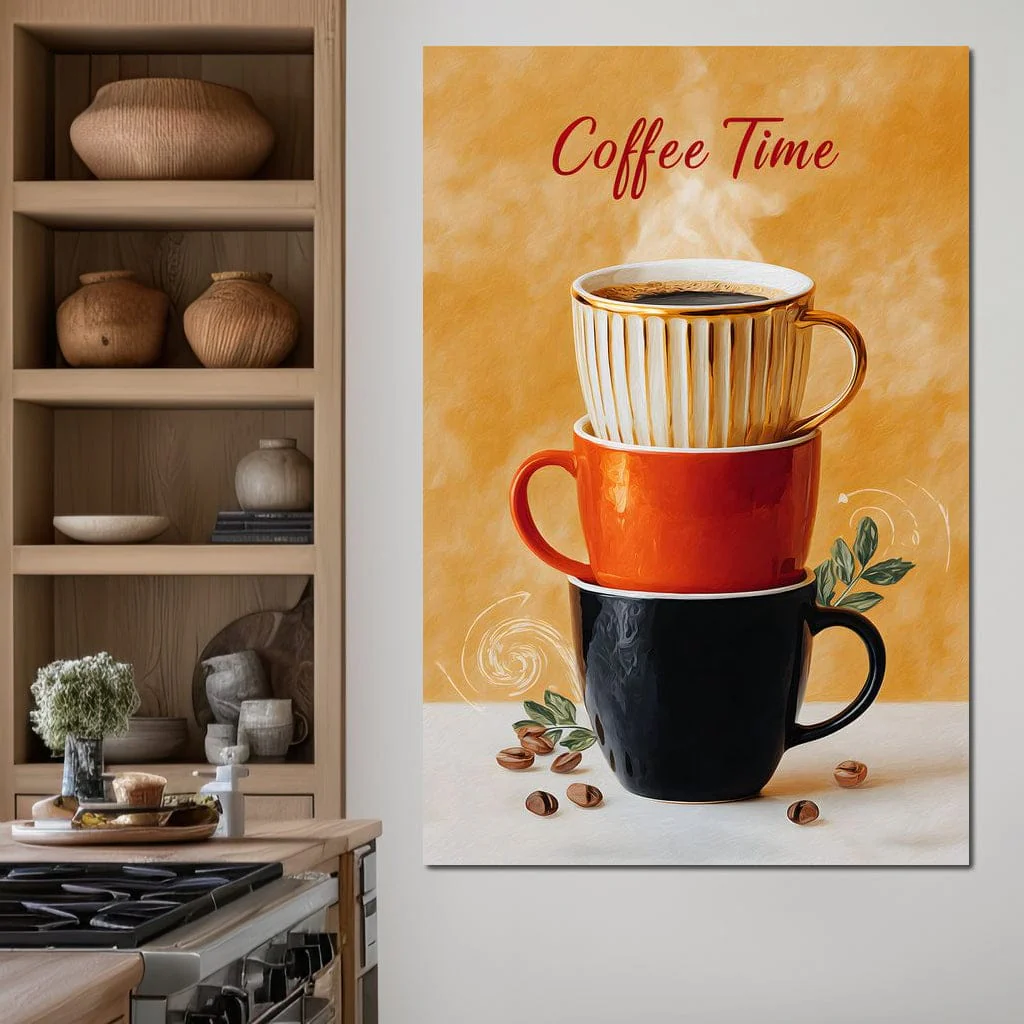 Coffee Time Stacked Mugs - Image 8