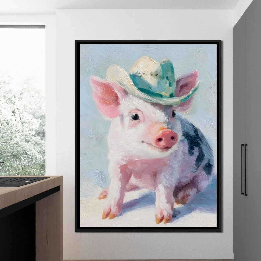 Cowboy Piglet Prairie Joy - Image 3