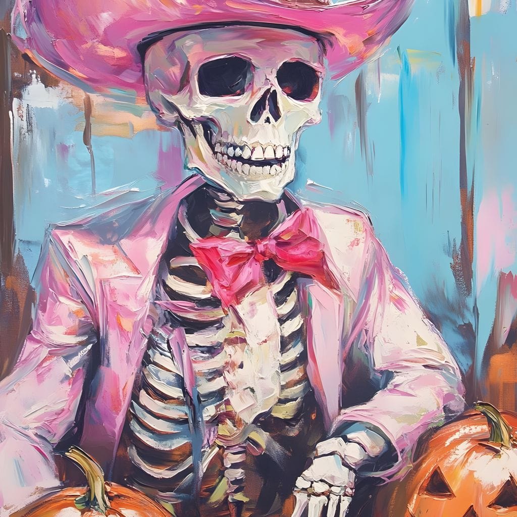 Cowboy Skeleton Pumpkin Bash - Image 13