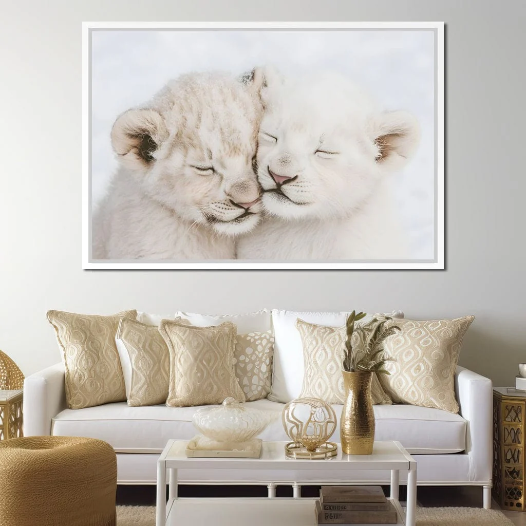 Cub Companions Embrace Tenderly - Image 9
