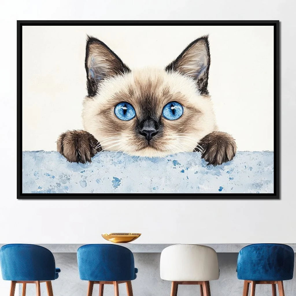 Curious Glance of Feline Eyes - Image 5