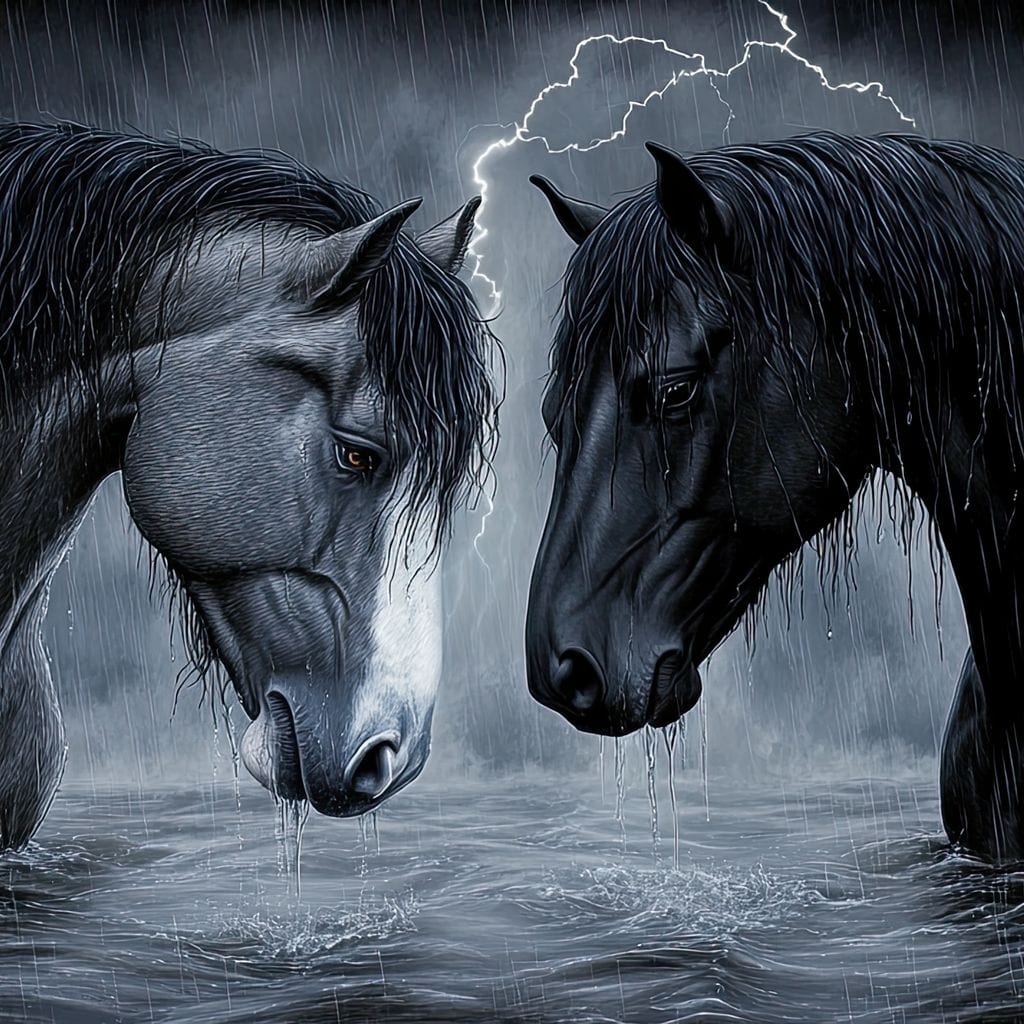 Dark Horses in the Storm - TooplesArt - Image 13