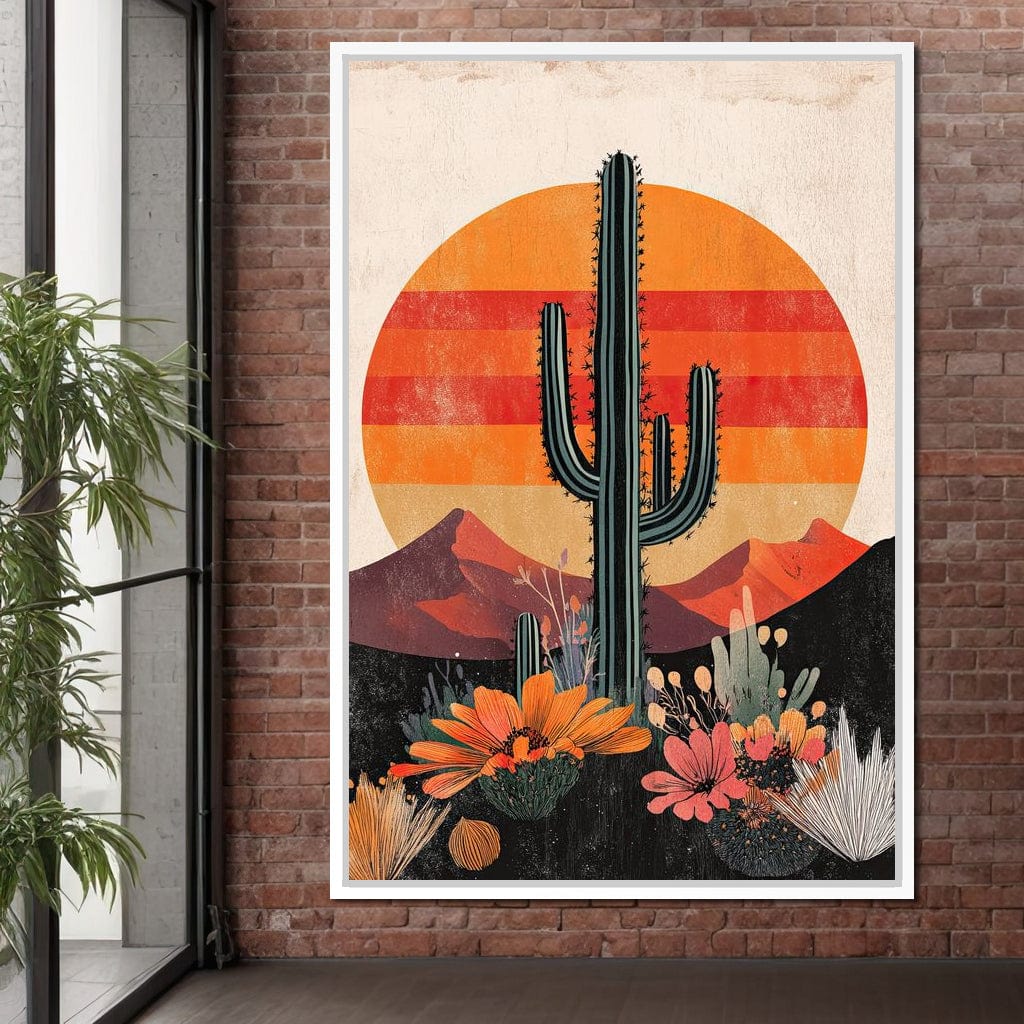 Desert Blooming Cactus Radiance - Image 5