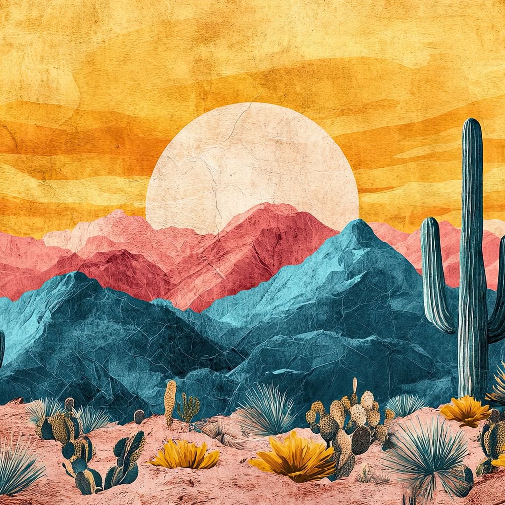 Desert Sunrise Majesty Landscape - Image 15