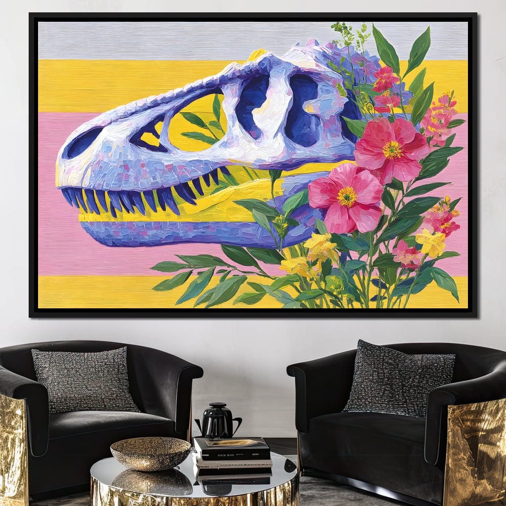 Dinosaur Bloom Fusion Canvas - Image 4