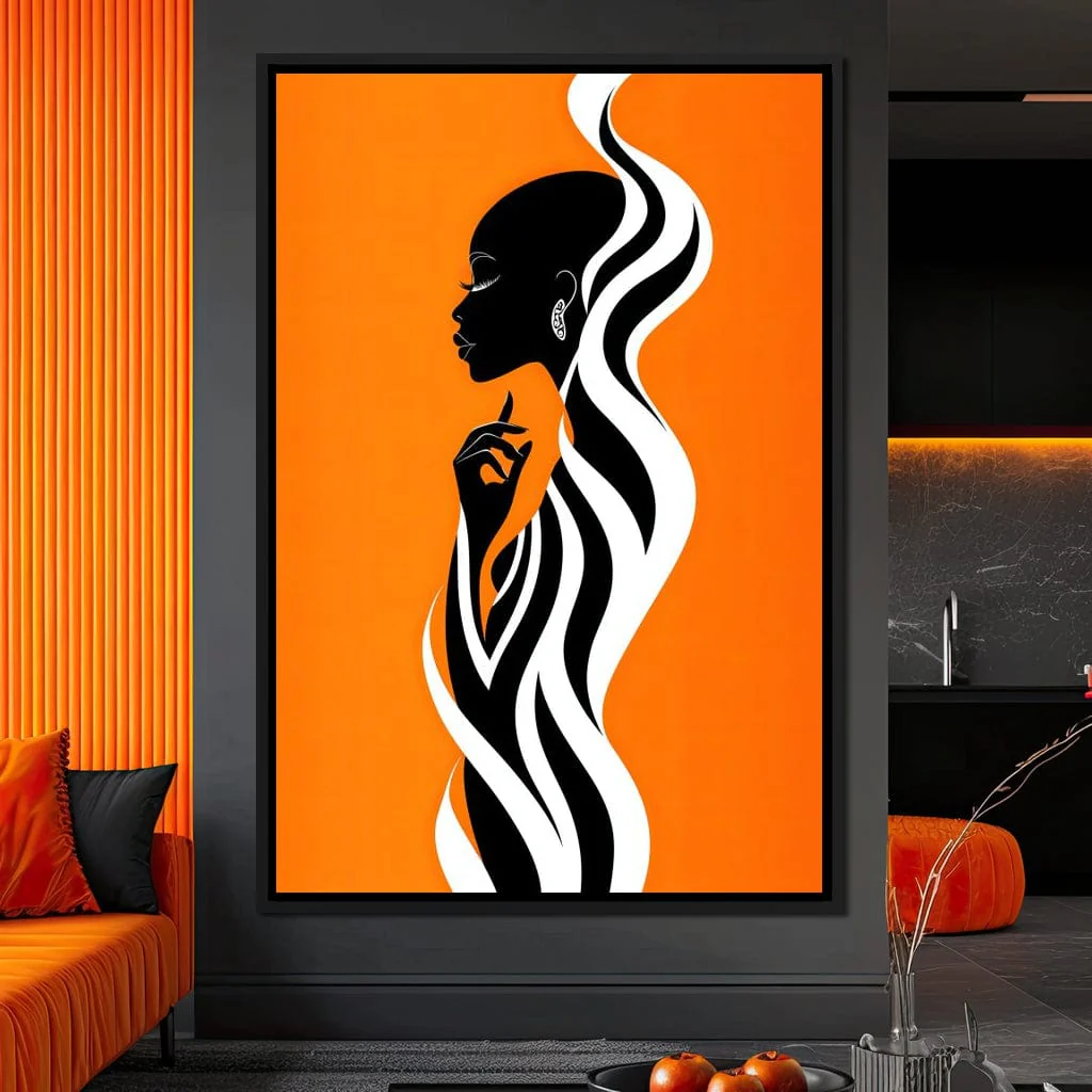 Ebony Flow on Tangerine Dreams - TooplesArt