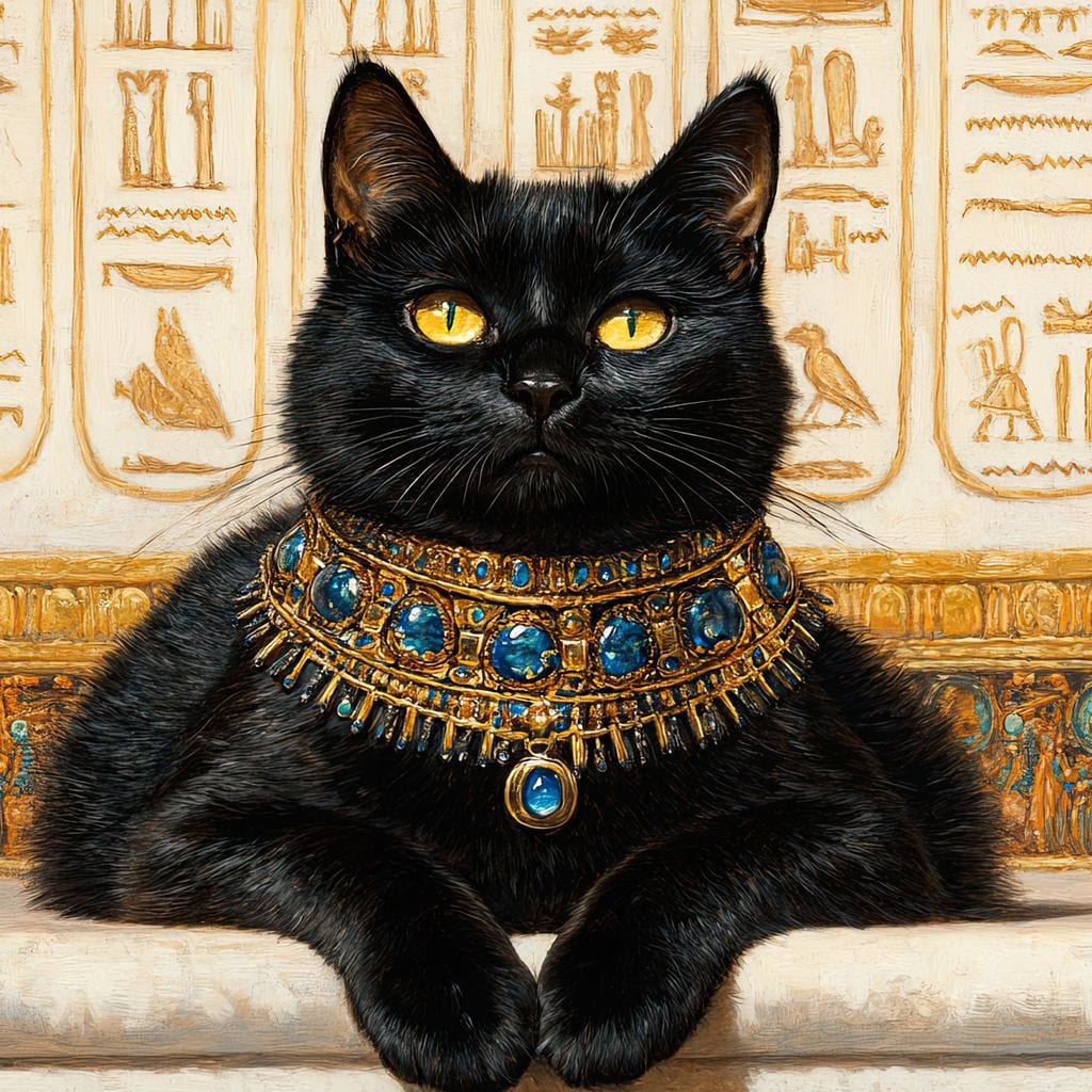 Egyptian Feline Elegance - Image 13