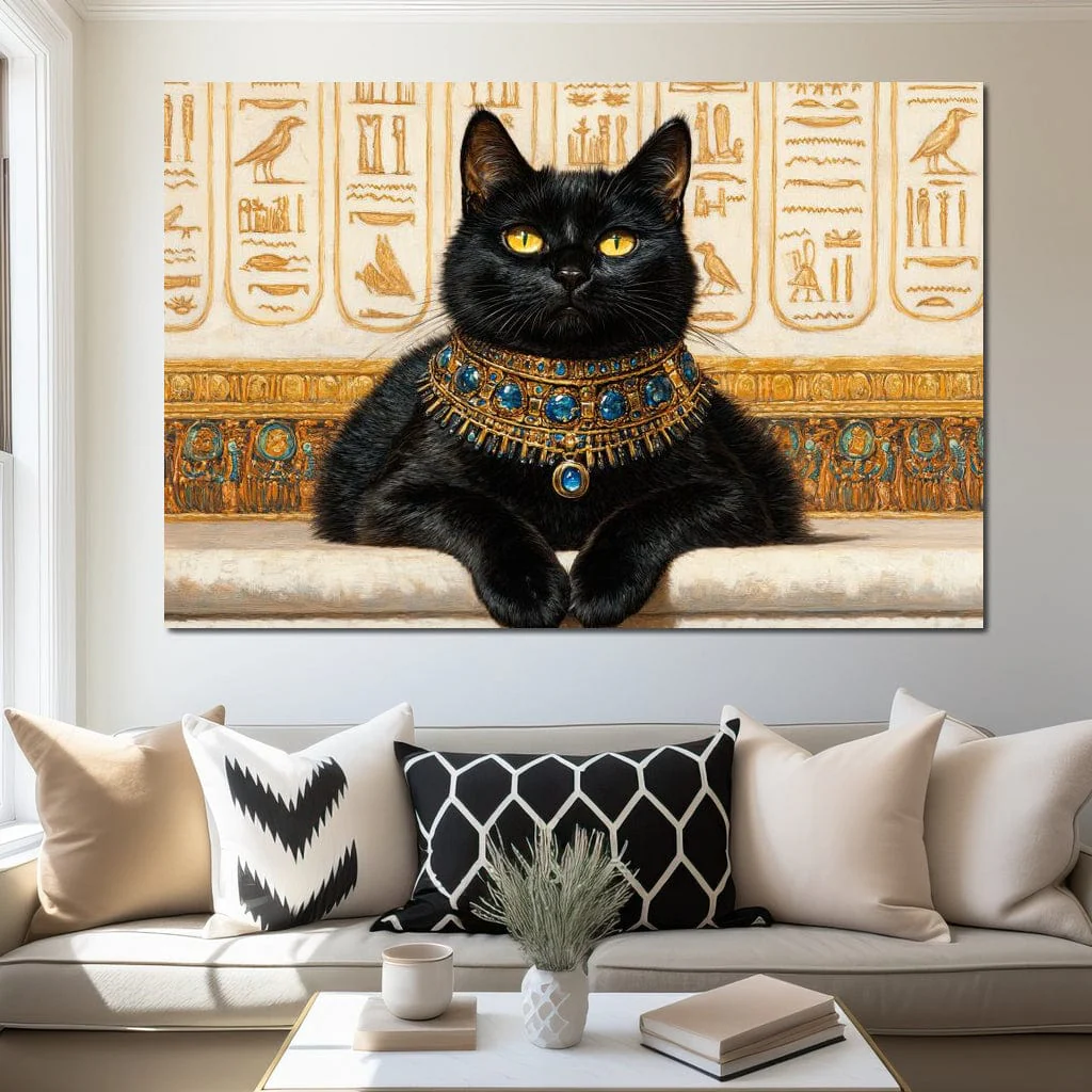Egyptian Feline Elegance - Image 6