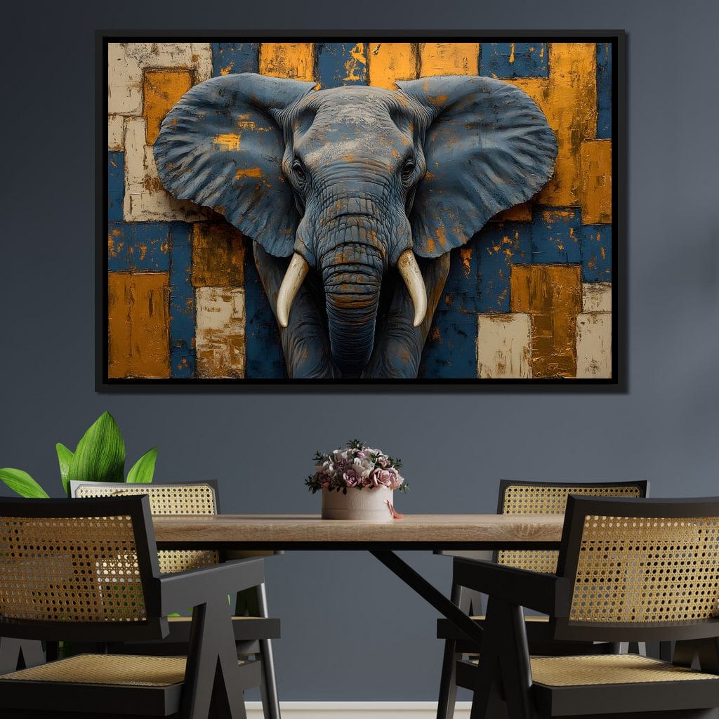 Elephant Majesty Patchwork Elegance - Image 2