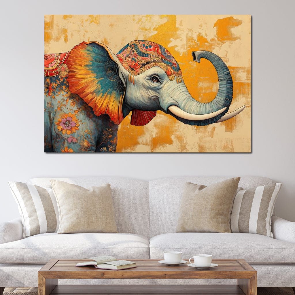 Elephant Splendor Floral Harmony - Image 13