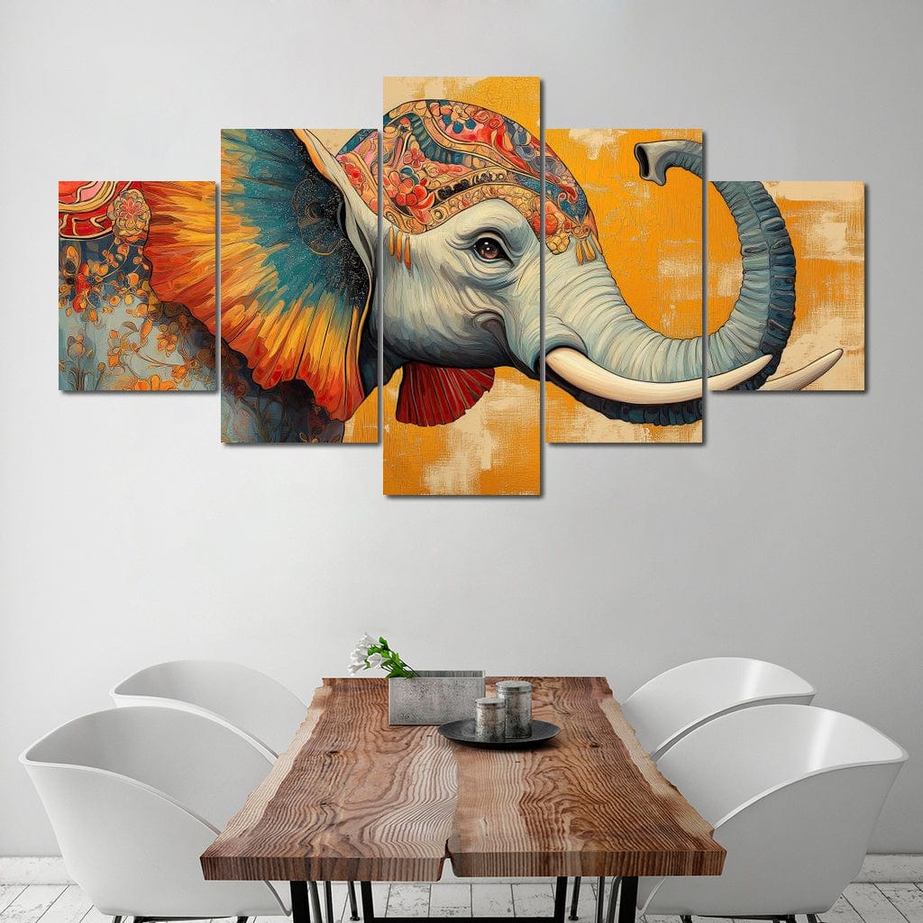 Elephant Splendor Floral Harmony - Image 14
