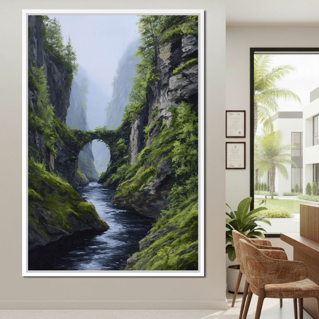 Emerald Gorge Stone Bridge River - Image 7