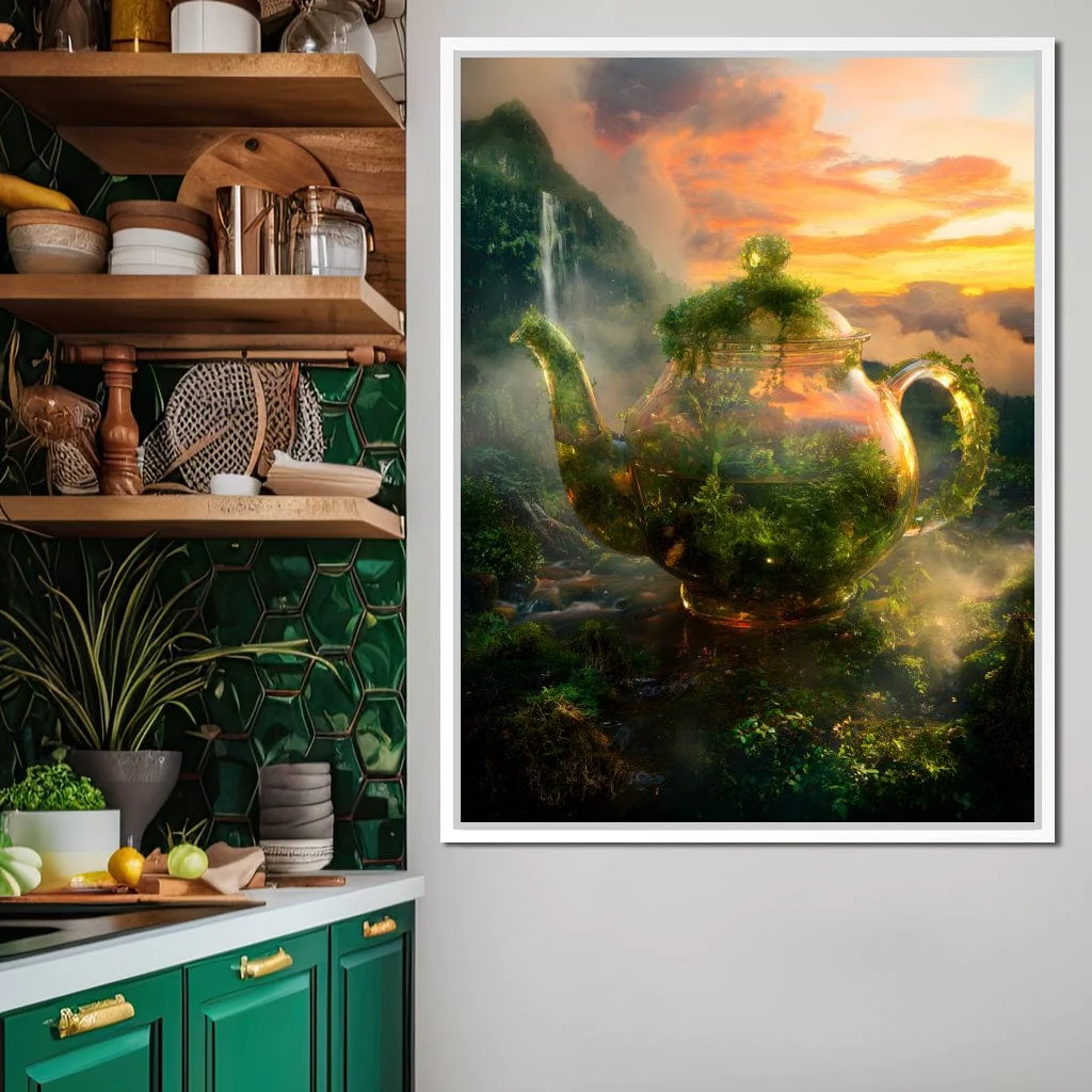 Emerald Teapot Rainforest Dream - Image 12