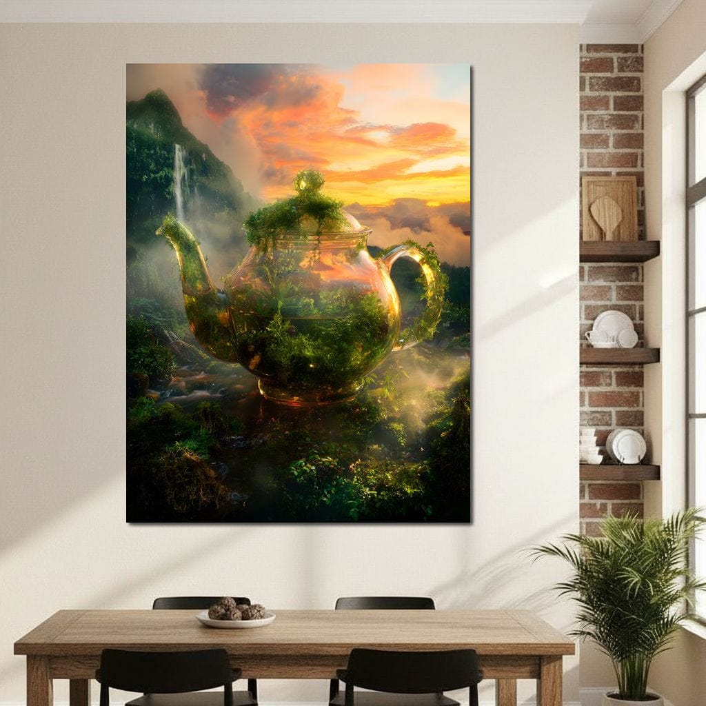 Emerald Teapot Rainforest Dream - Image 4