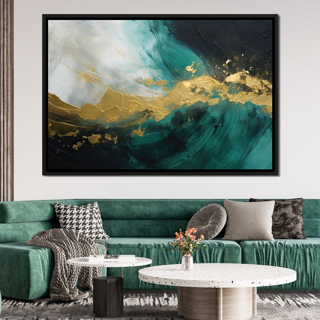 Emerald Tide with Golden Crest