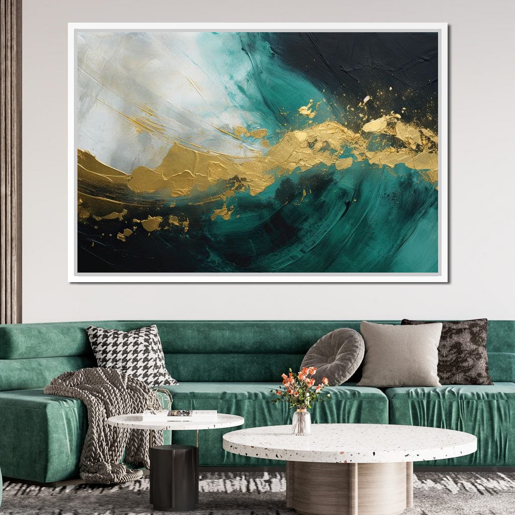 Emerald Tide with Golden Crest - Image 11