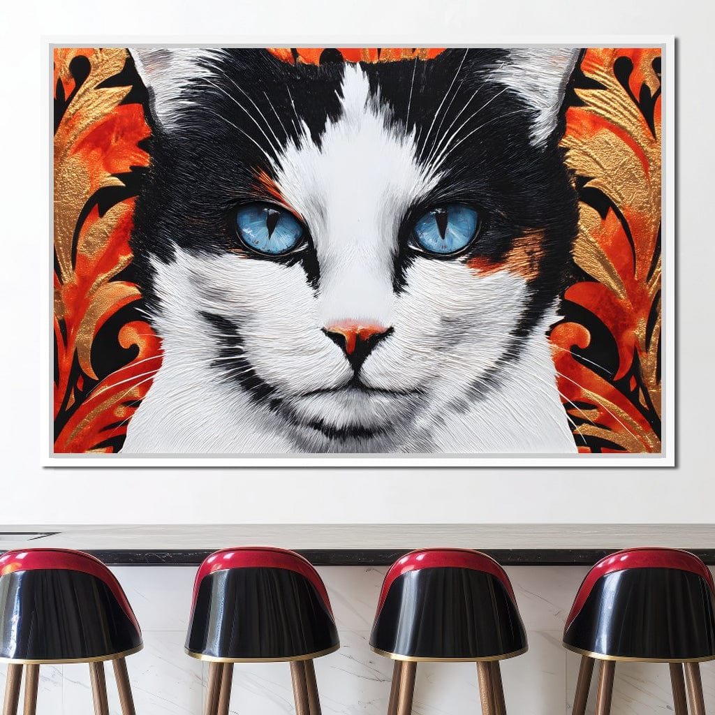 Enchanted Blue Eyed Cat Stare - Image 12