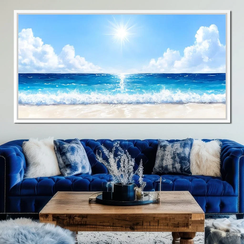 Endless Horizon Sunlit Beach - Image 12