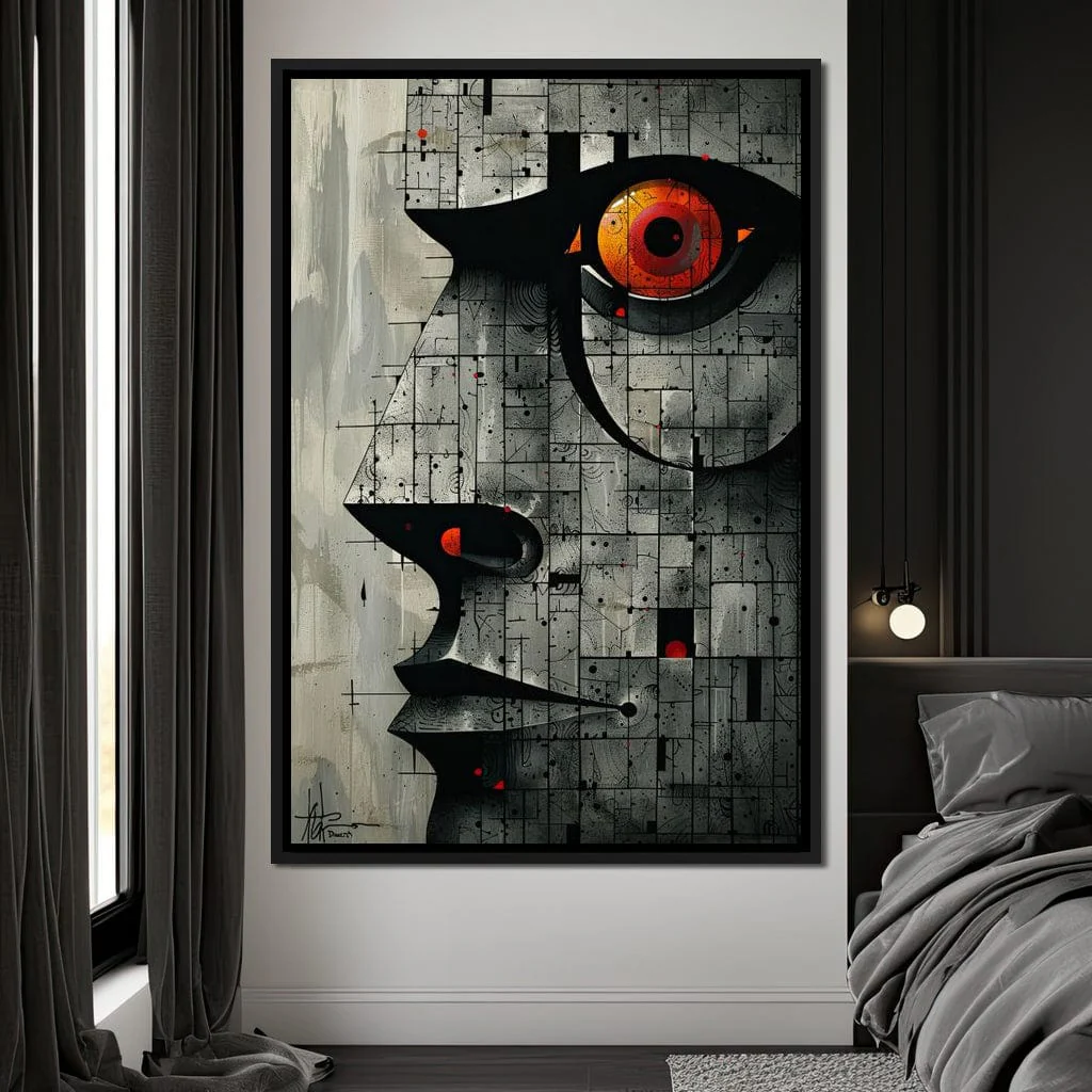 Enigmatic Gaze Fractal Mosaic - Cole Williams - Image 3
