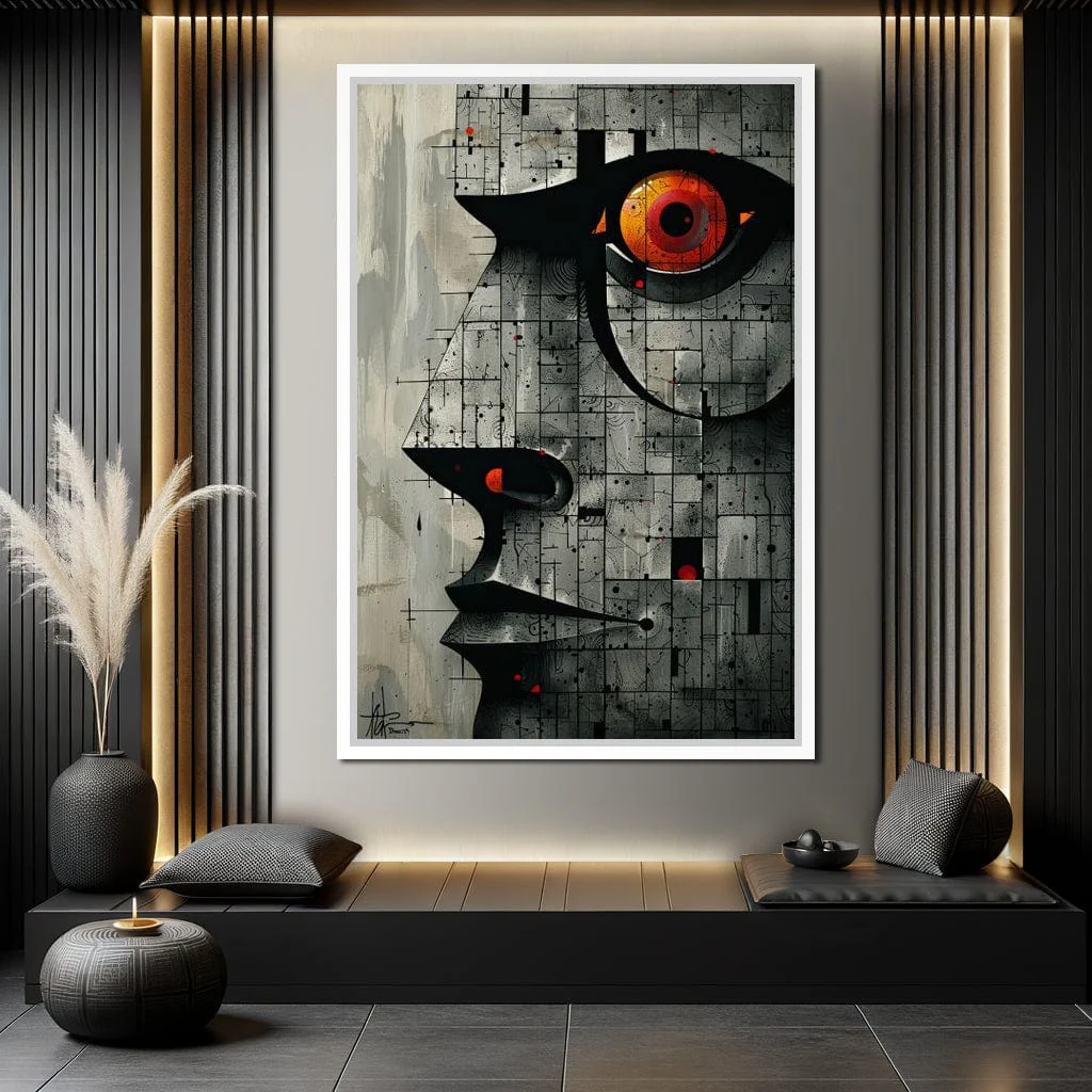 Enigmatic Gaze Fractal Mosaic - Cole Williams - Image 4