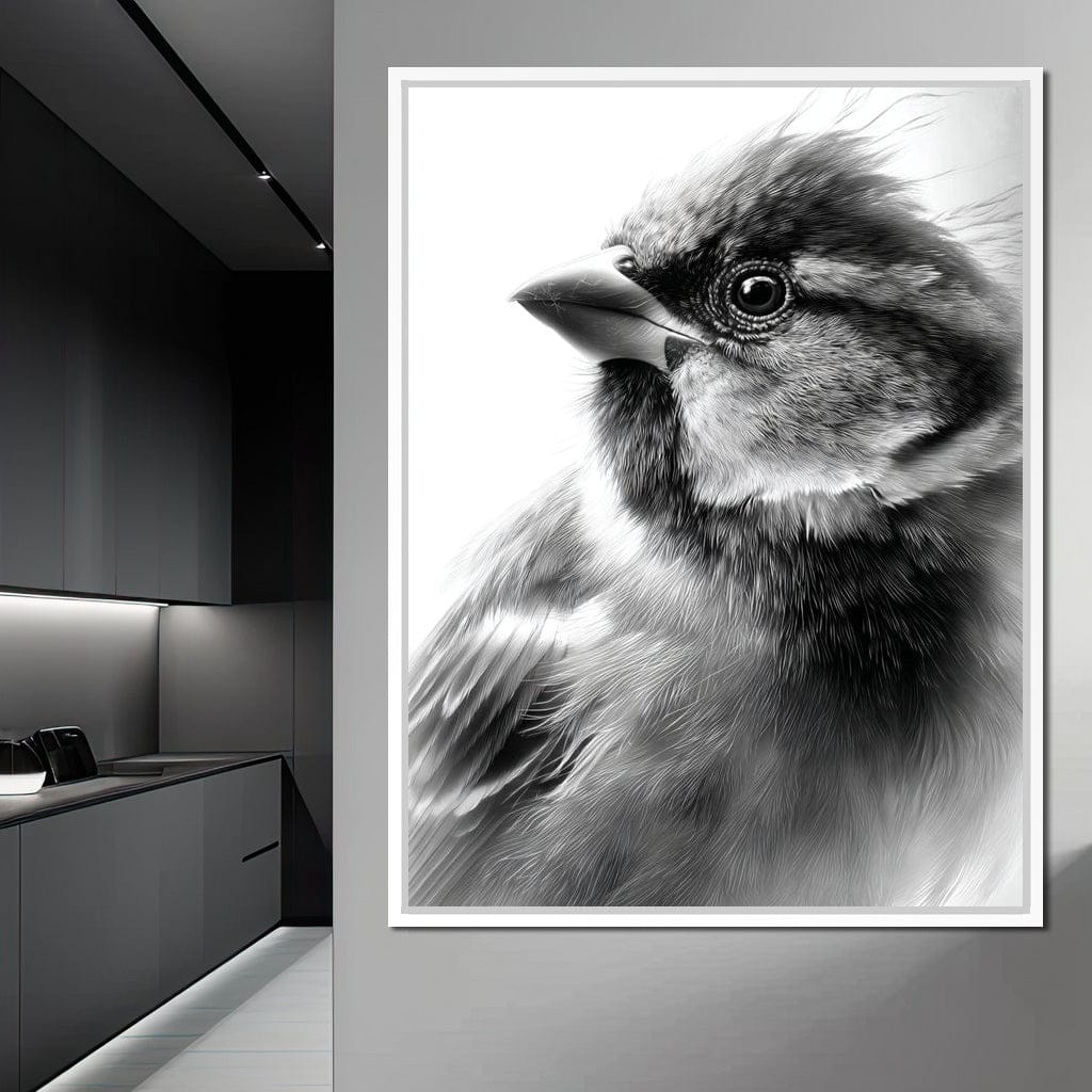 Feathered Sentinel Monochrome - Image 3