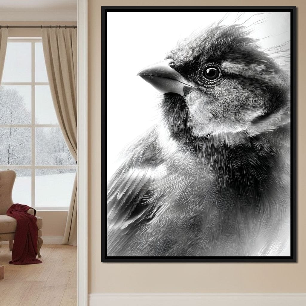 Feathered Sentinel Monochrome - Image 9