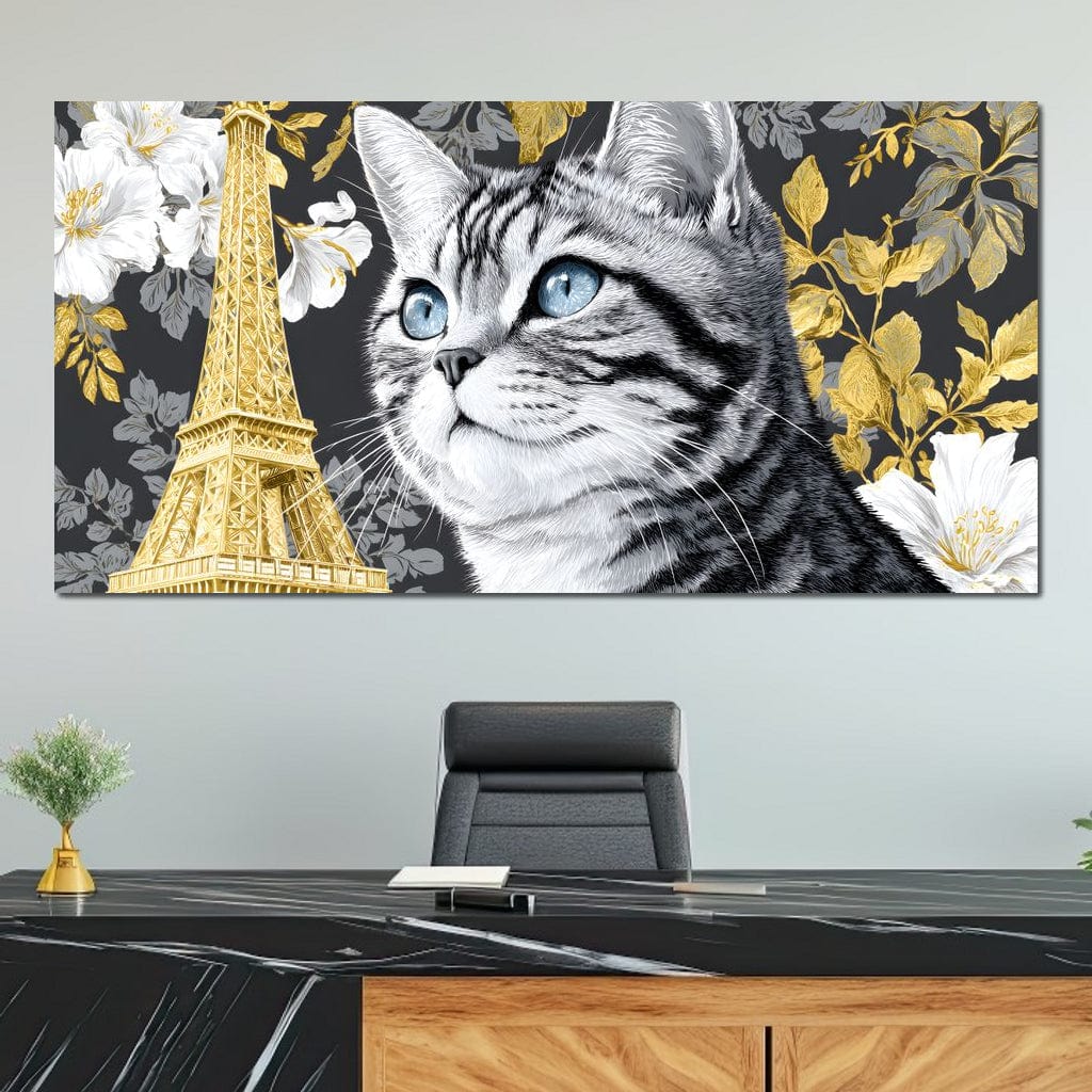 Feline Elegance Parisian Dreams - Image 6