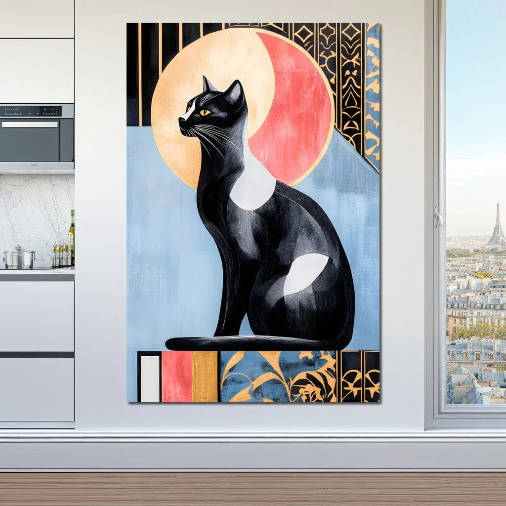 Feline Moonlit Elegance - Image 9