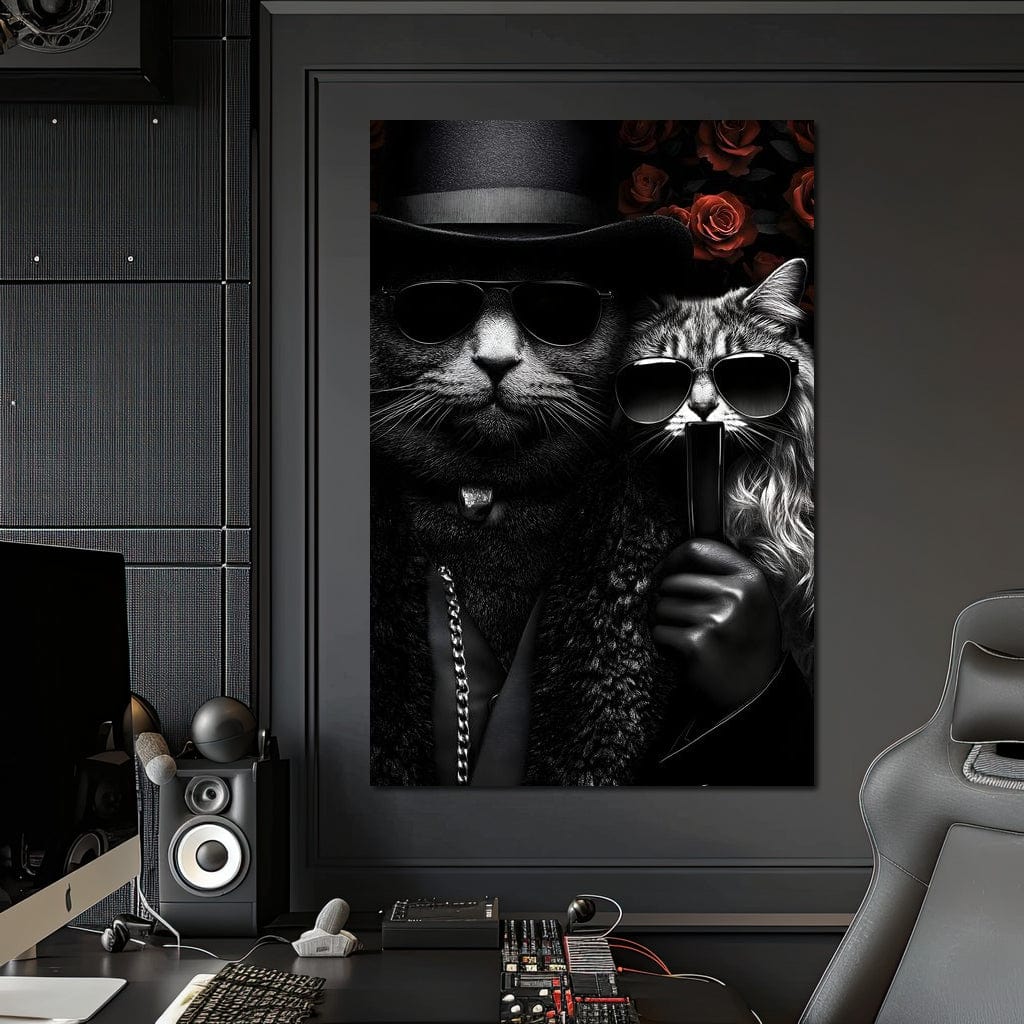Feline Noir Elegance - Image 6