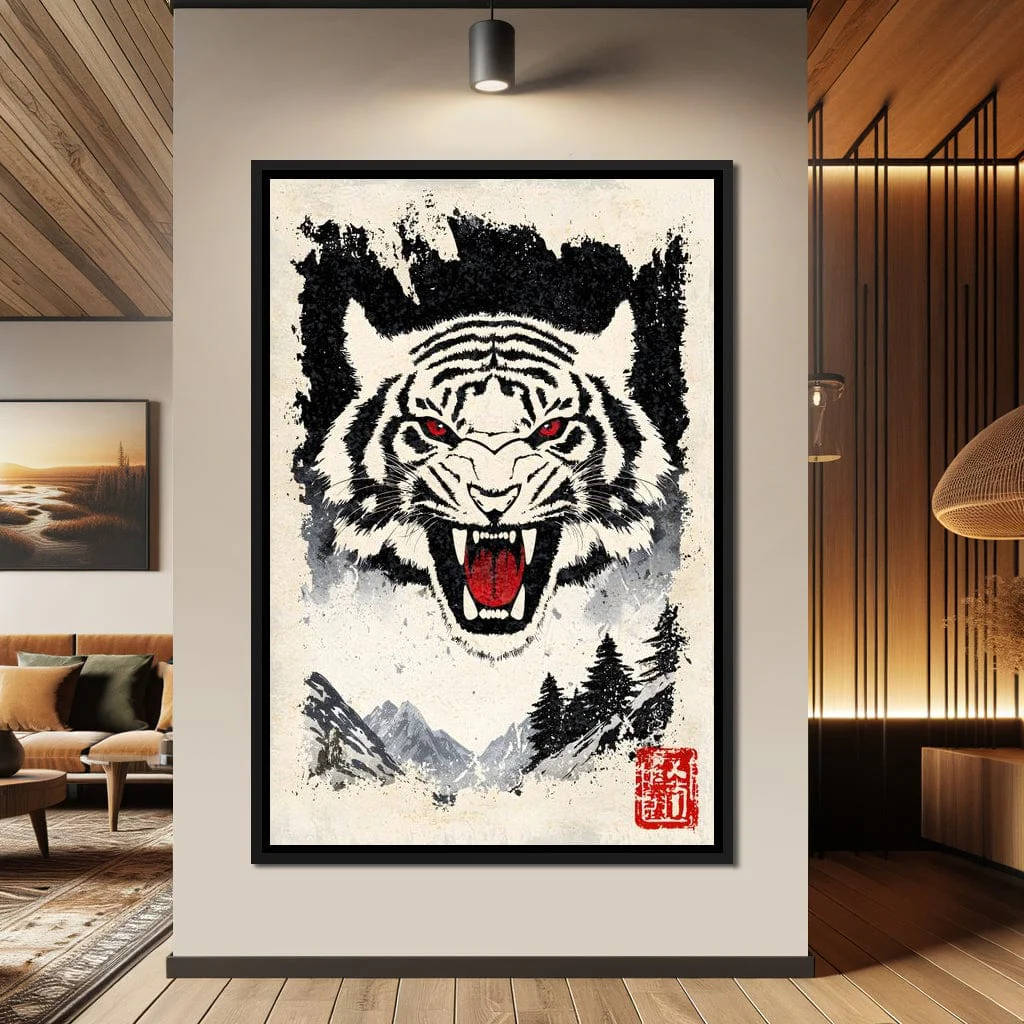Fierce Jungle Monarch Tiger Roar - Image 11