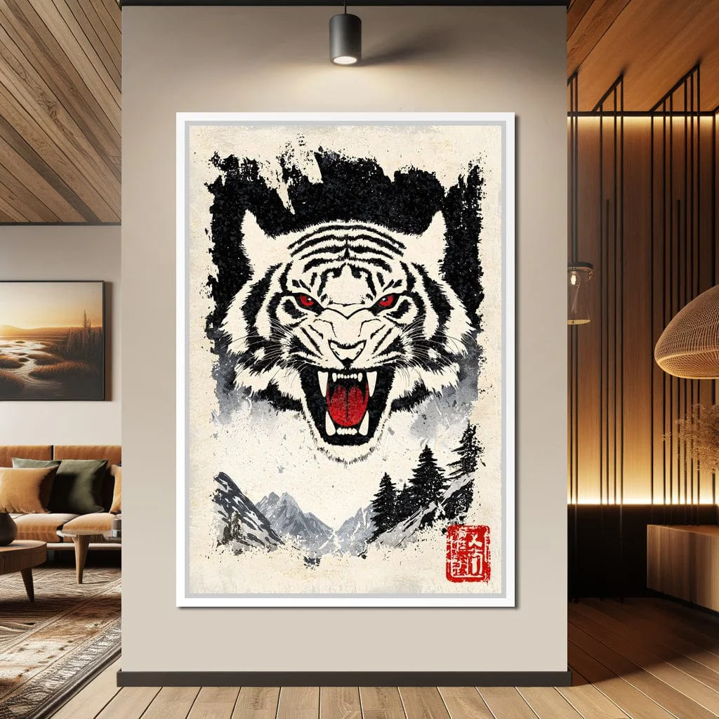 Fierce Jungle Monarch Tiger Roar - Image 4