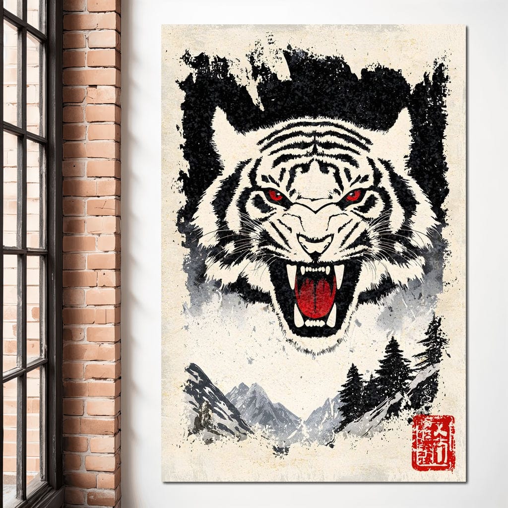 Fierce Jungle Monarch Tiger Roar - Image 9