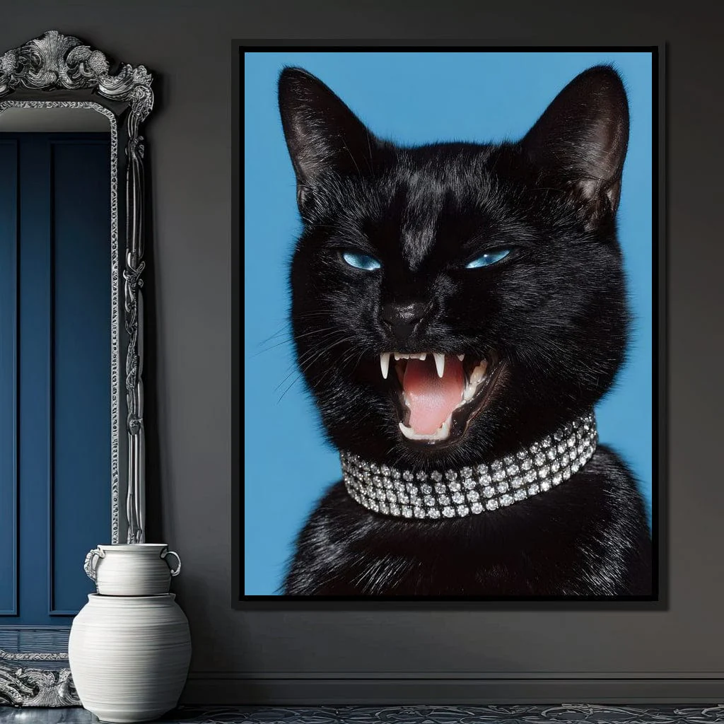 Fierce Midnight Feline Glamour - Image 9