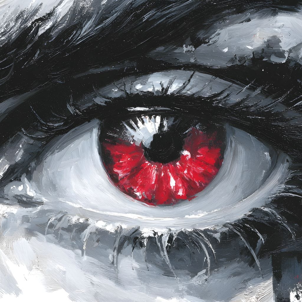 Fiery Iris Abstract Eye Storm - Image 14