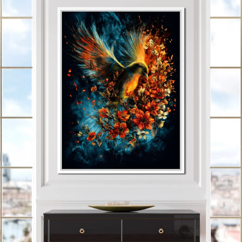 Flaming Phoenix Floral Burst - Image 13