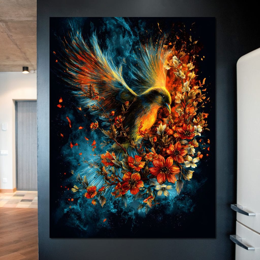 Flaming Phoenix Floral Burst - Image 5