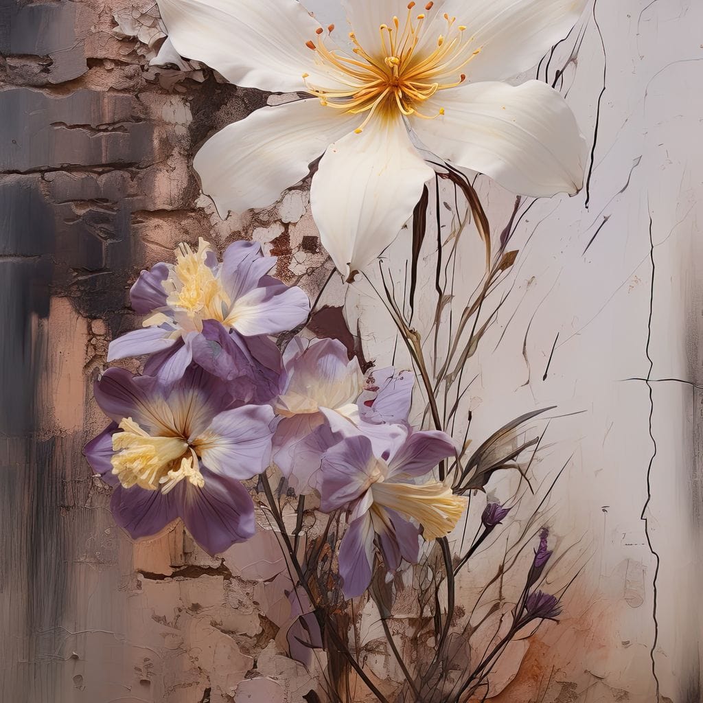 Fleeting Bloom in Grisaille - Image 13