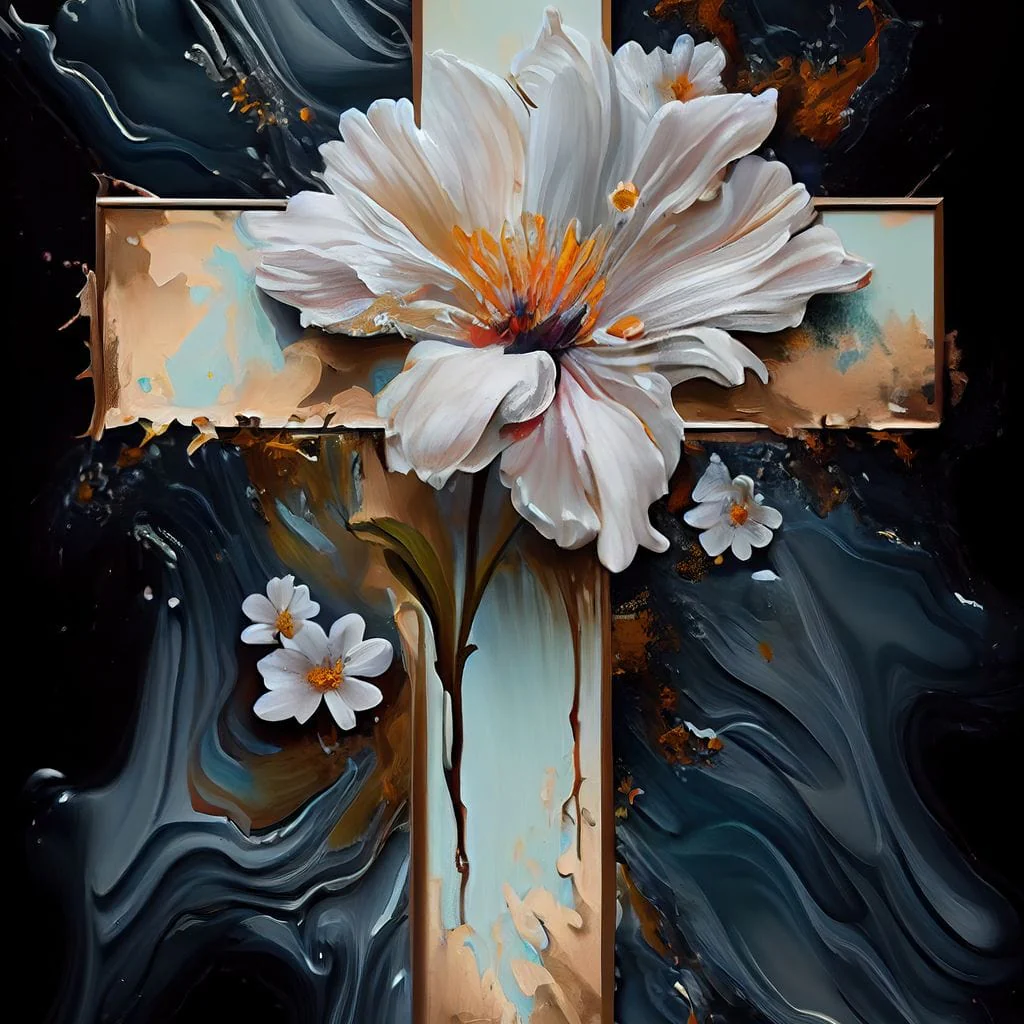 Floral Cross 02 - Neal Hackett - Image 19