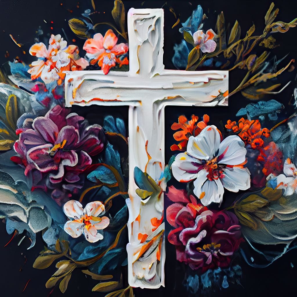 Floral Cross 05 - Neal Hackett - Image 18