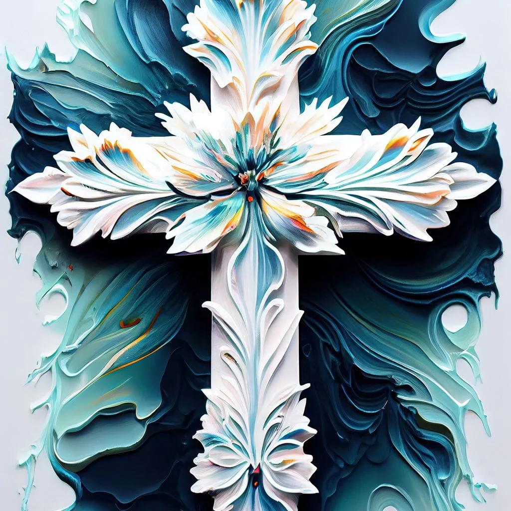 Floral Cross 06 - Neal Hackett - Image 19