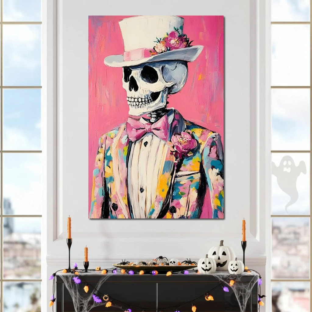 Floral Dapper Skeleton Elegance - Image 8