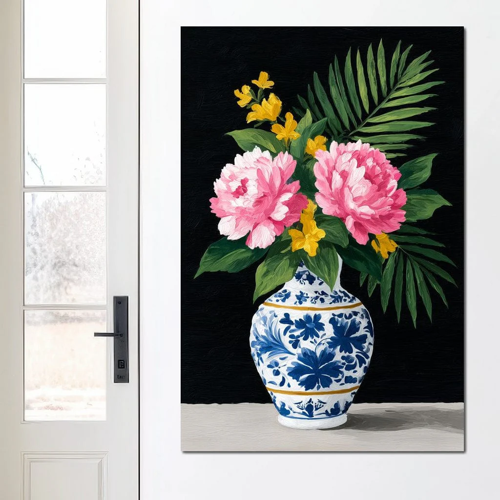 Floral Elegance in Blooming Vase - Image 10