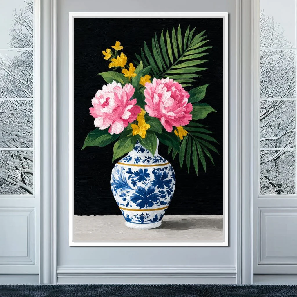 Floral Elegance in Blooming Vase - Image 6