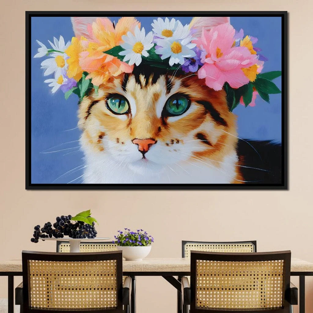 Floral Feline Elegance - Image 3