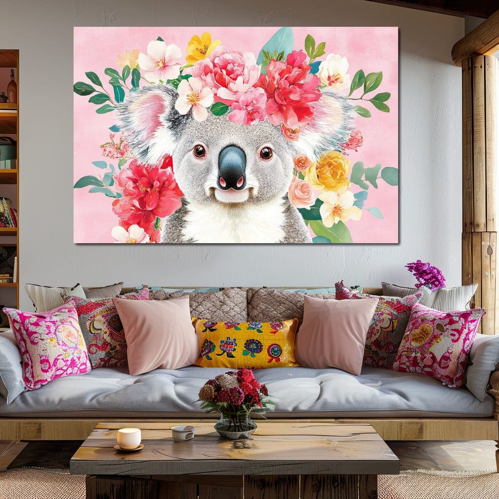 Floral Harmony with Koala - Image 7