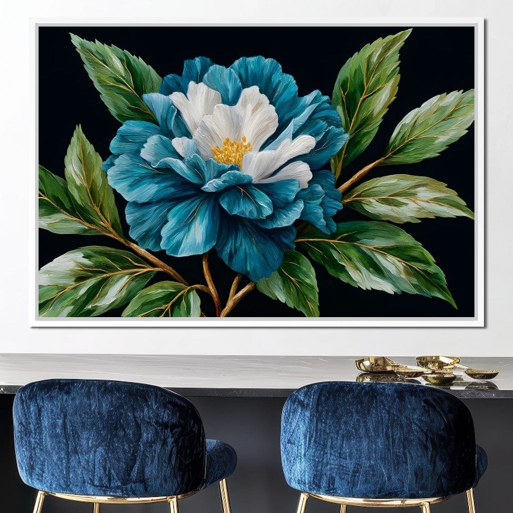 Flourishing Blue Elegance - Image 11