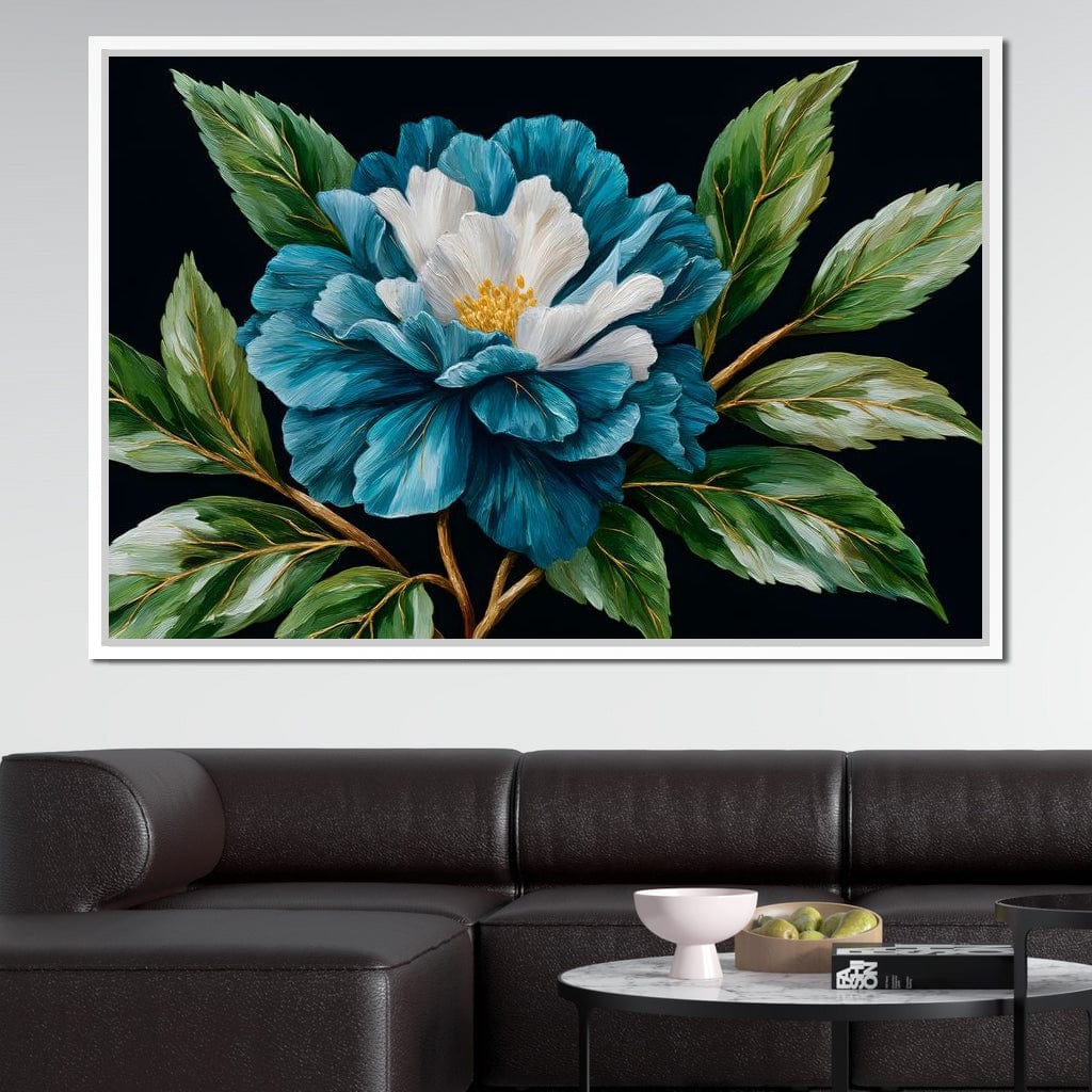 Flourishing Blue Elegance - Image 12