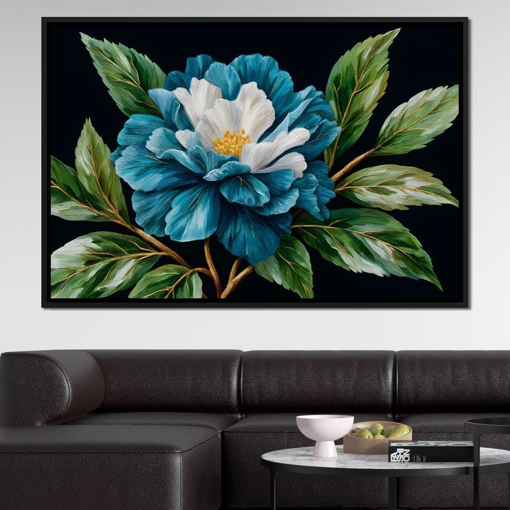 Flourishing Blue Elegance - Image 4