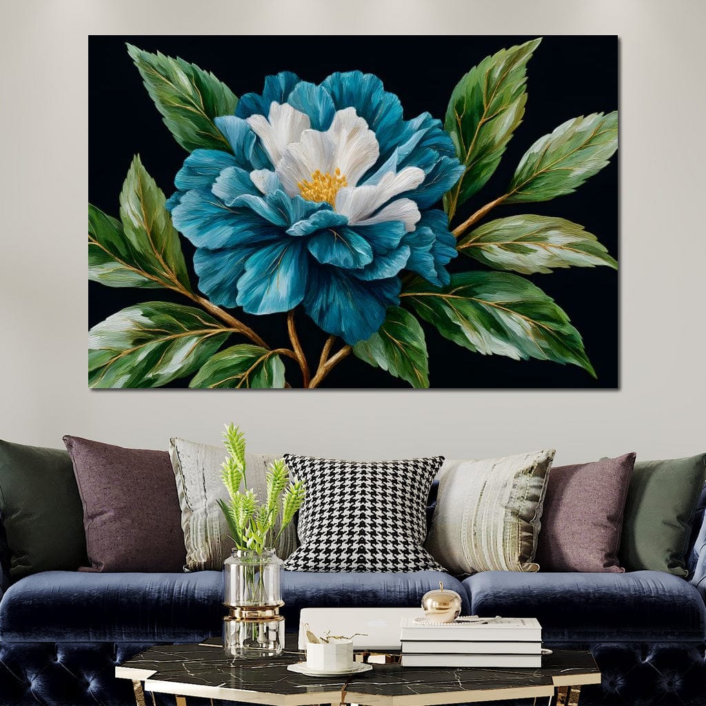 Flourishing Blue Elegance - Image 6